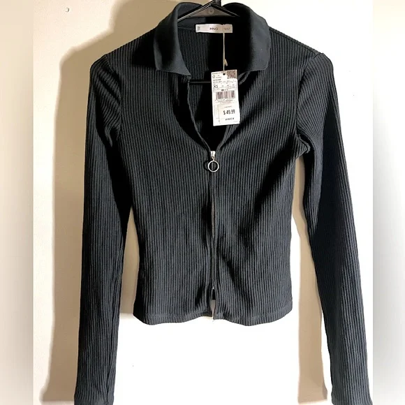 XS MANGO zip up cardigan - Picture 3 of 6